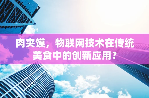 肉夹馍，物联网技术在传统美食中的创新应用？