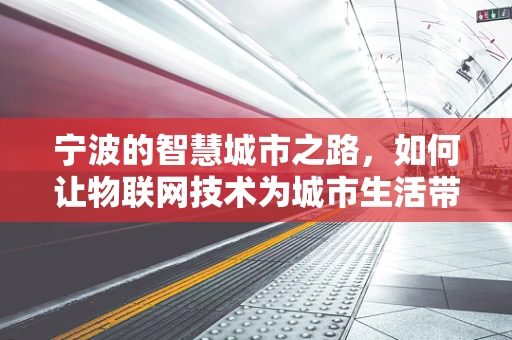 宁波的智慧城市之路，如何让物联网技术为城市生活带来新变革？