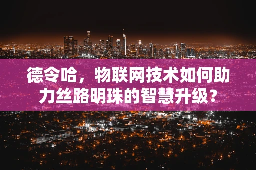 德令哈，物联网技术如何助力丝路明珠的智慧升级？