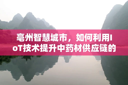 亳州智慧城市，如何利用IoT技术提升中药材供应链的透明度与效率？