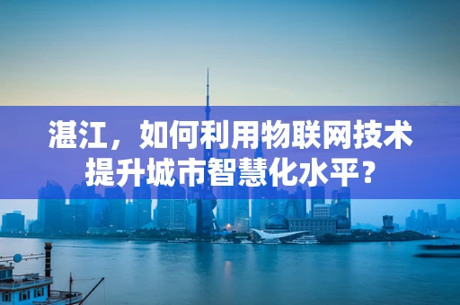 湛江，如何利用物联网技术提升城市智慧化水平？