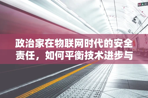 政治家在物联网时代的安全责任，如何平衡技术进步与国家安全？