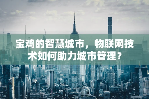 宝鸡的智慧城市，物联网技术如何助力城市管理？