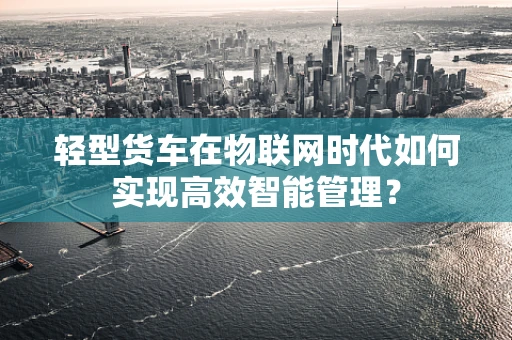 轻型货车在物联网时代如何实现高效智能管理？