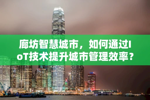 廊坊智慧城市，如何通过IoT技术提升城市管理效率？