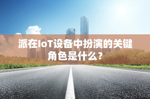 派在IoT设备中扮演的关键角色是什么？