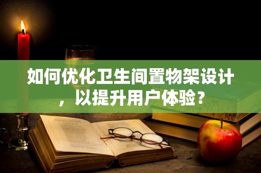 如何优化卫生间置物架设计，以提升用户体验？