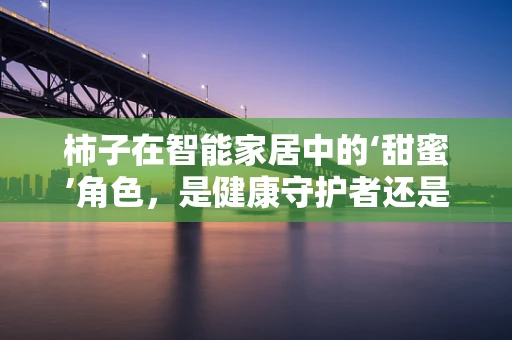 柿子在智能家居中的‘甜蜜’角色，是健康守护者还是智能生活的‘甜蜜负担’？