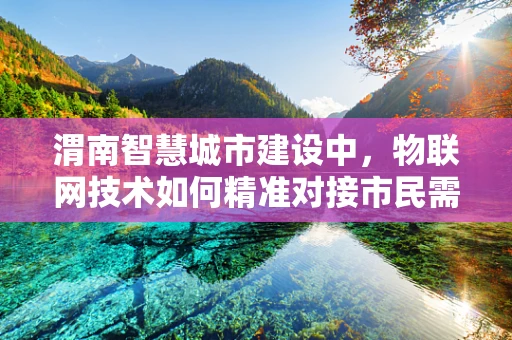 渭南智慧城市建设中，物联网技术如何精准对接市民需求？