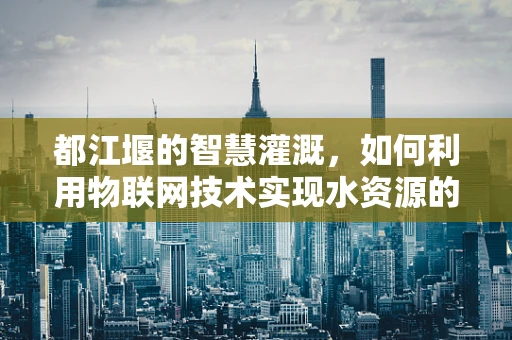 都江堰的智慧灌溉，如何利用物联网技术实现水资源的可持续管理？