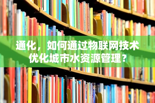 通化，如何通过物联网技术优化城市水资源管理？