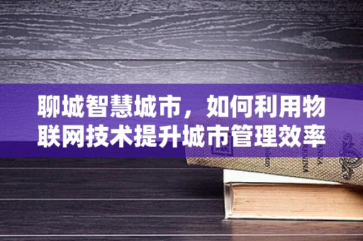 聊城智慧城市，如何利用物联网技术提升城市管理效率？