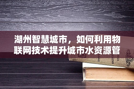 湖州智慧城市，如何利用物联网技术提升城市水资源管理？