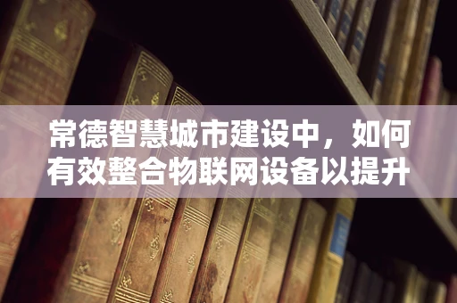 常德智慧城市建设中，如何有效整合物联网设备以提升城市管理效率？