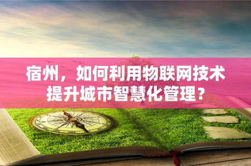 宿州，如何利用物联网技术提升城市智慧化管理？