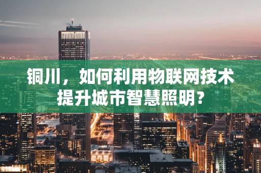 铜川，如何利用物联网技术提升城市智慧照明？