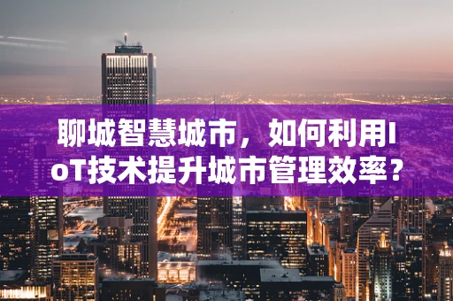 聊城智慧城市，如何利用IoT技术提升城市管理效率？