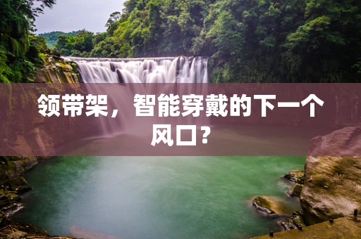 领带架，智能穿戴的下一个风口？