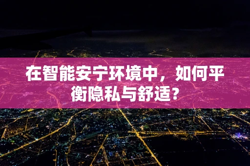 在智能安宁环境中，如何平衡隐私与舒适？